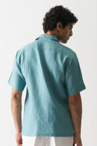 Downtown Dreams - Hand Embroidered Unisex Pure Linen Shirt - CiceroniShirtsCultura Studio