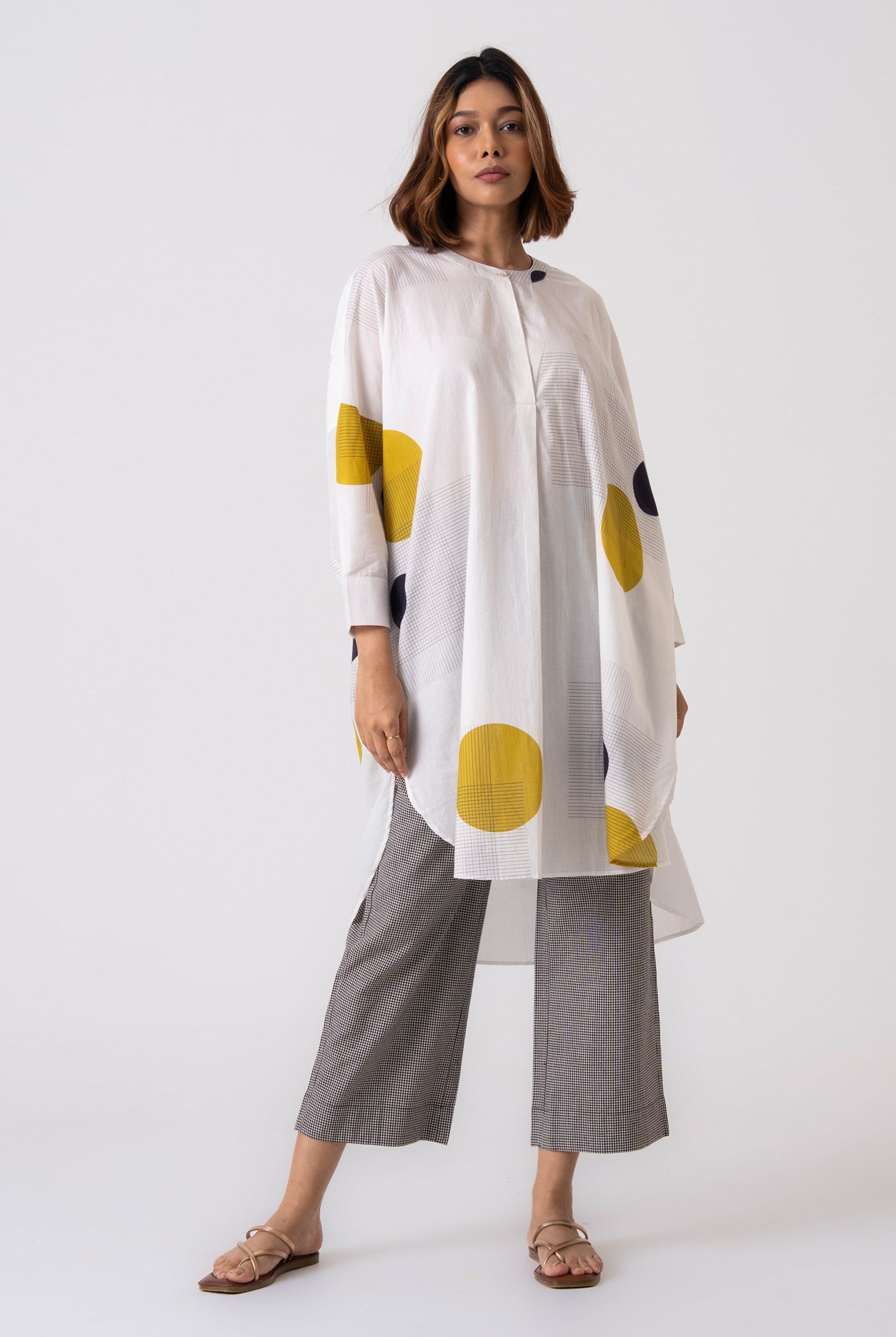 Dream Tunic - Lime green - CiceroniKurta, Everyday WearThe Kaatn Trail