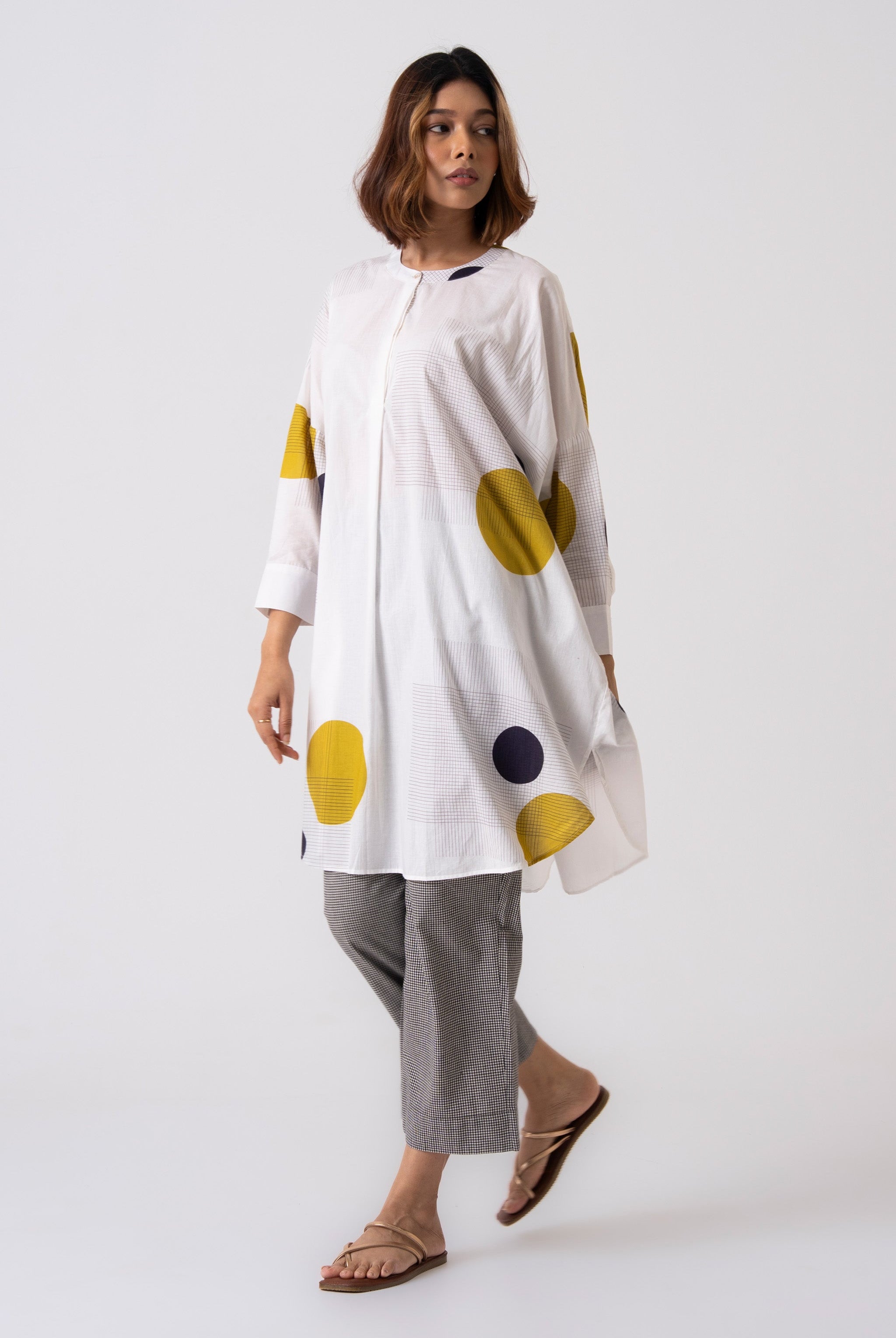 Dream Tunic - Lime green - CiceroniKurta, Everyday WearThe Kaatn Trail