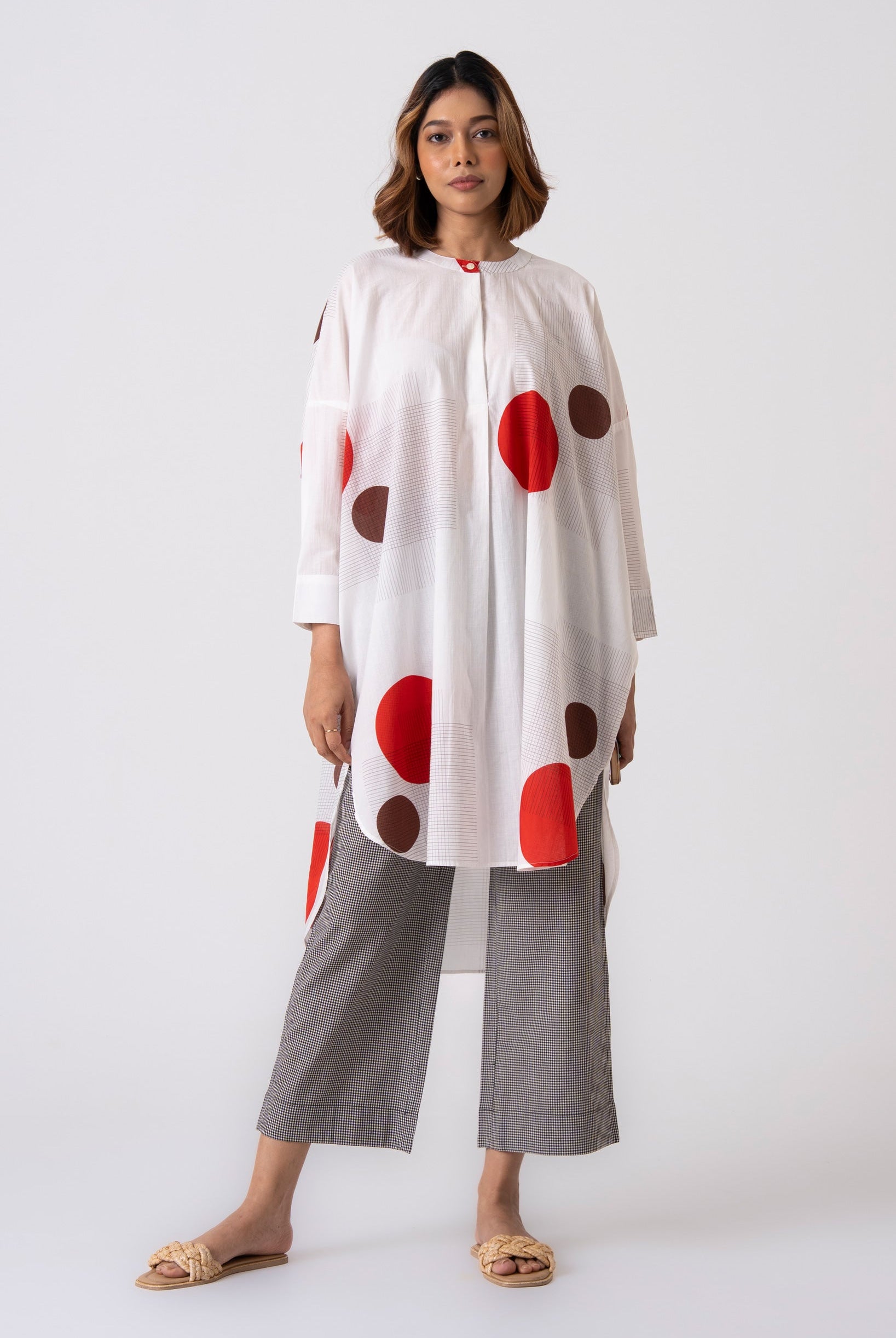 Dream Tunic - Red - CiceroniKurta, Everyday WearThe Kaatn Trail