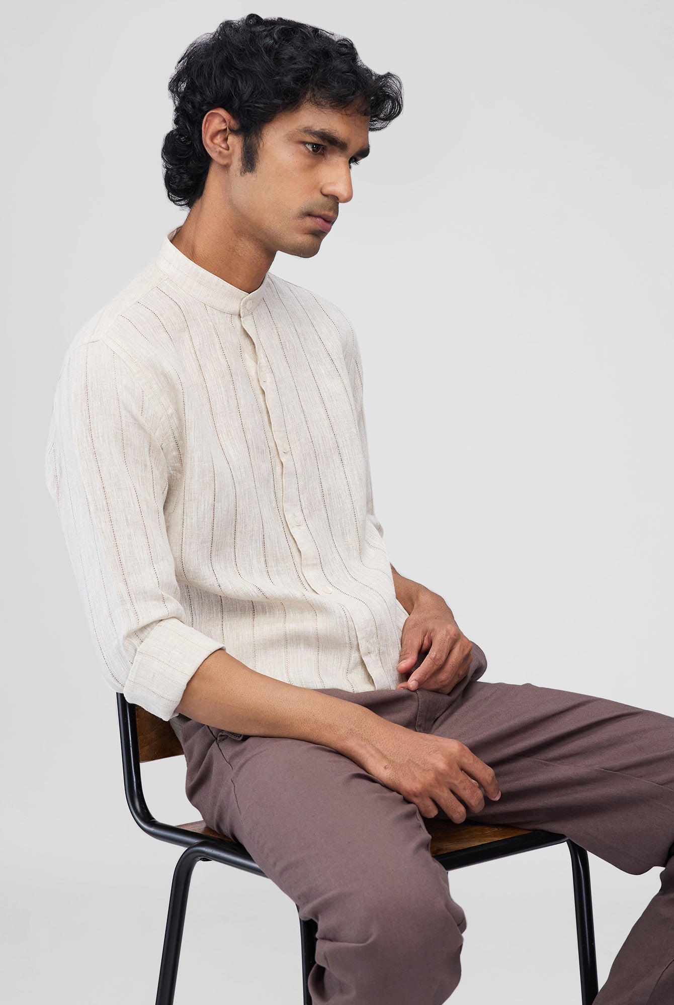 Dune 100% Linen Stripes Shirt - CiceroniMen Shirtsbhrāta