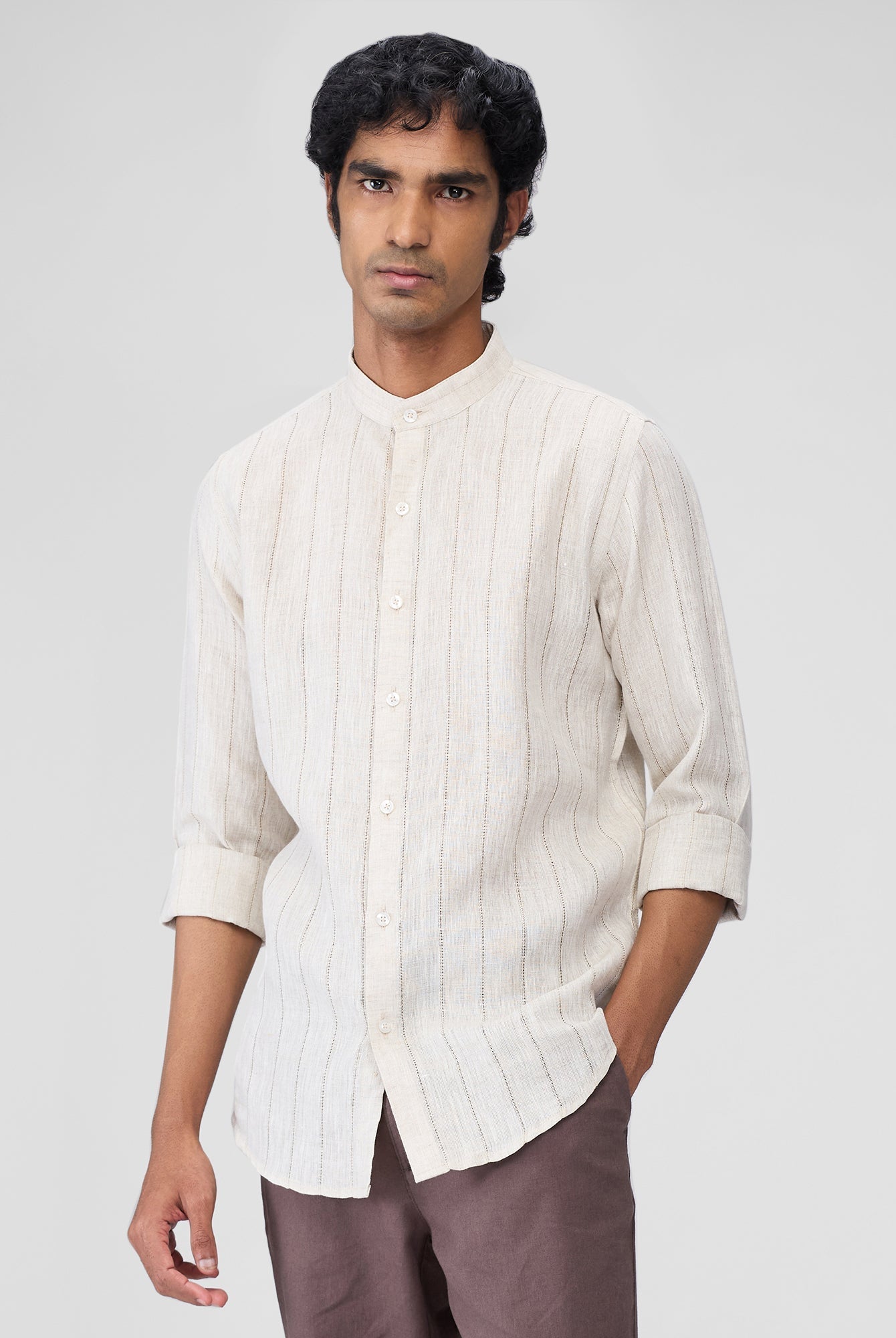 Dune 100% Linen Stripes Shirt - CiceroniMen Shirtsbhrāta