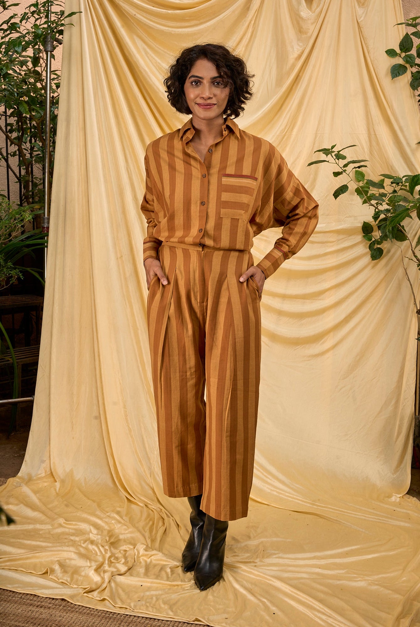 Dune Shirt - Brown - CiceroniTopsAmbrosia