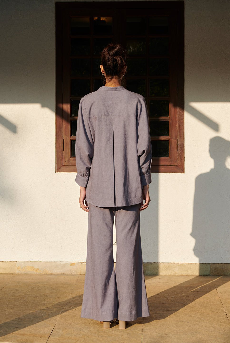 Dusk Co - Linen Dolman Shirt Set - CiceroniCo - ord SetSaphed