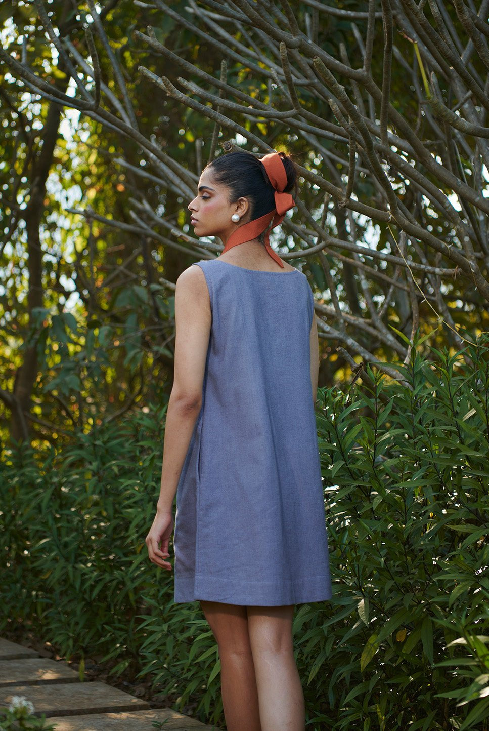 Dusk Co - Linen Shift Dress - CiceroniDressesSaphed