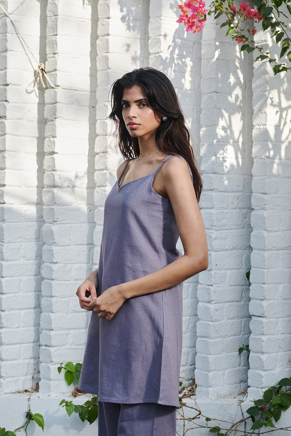 Dusk Co - Linen Slip Kurta Set - CiceroniKurta Set, Everyday WearSaphed