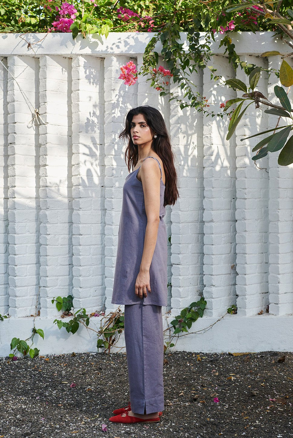 Dusk Co - Linen Slip Kurta Set - CiceroniKurta Set, Everyday WearSaphed