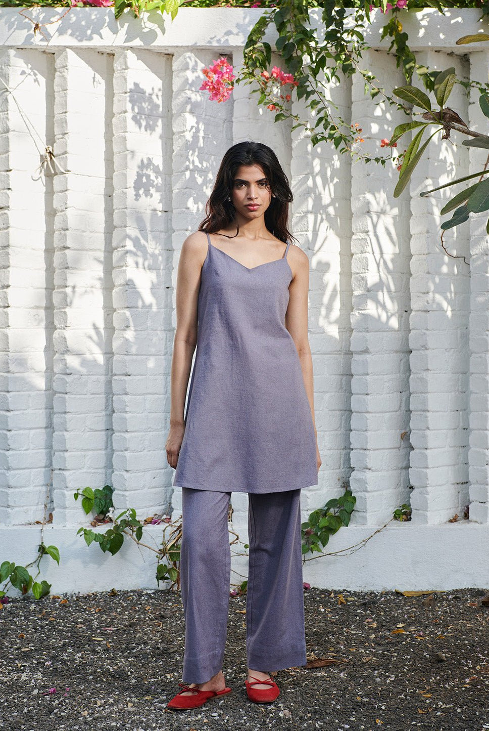 Dusk Co - Linen Slip Kurta Set - CiceroniKurta Set, Everyday WearSaphed