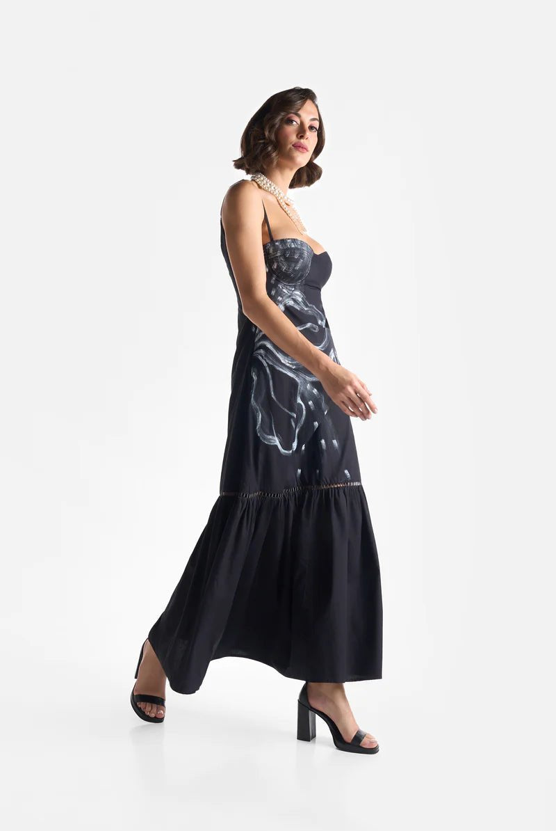 Dusk Dry Brush Dress - CiceroniDressesEkastories