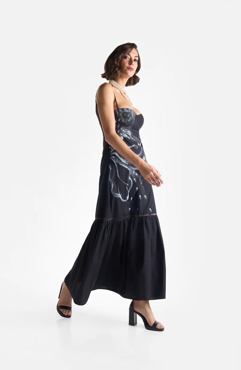 Dusk Dry Brush Dress - CiceroniDressesEkastories