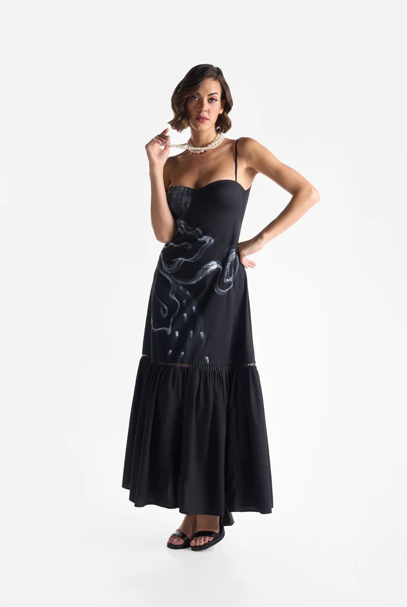 Dusk Dry Brush Dress - CiceroniDressesEkastories