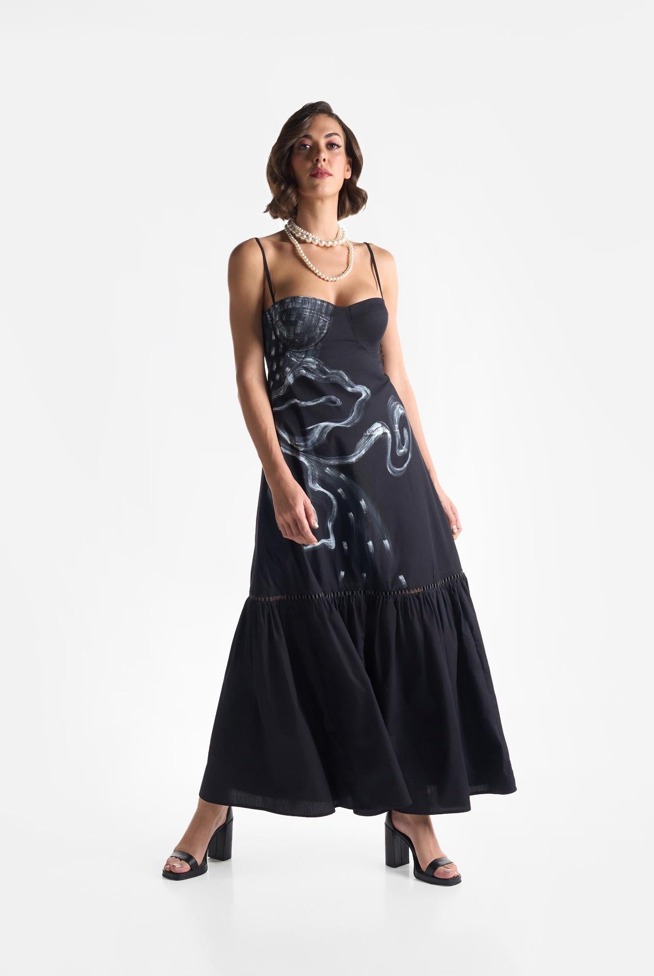 Dusk Dry Brush Dress - CiceroniDressesEkastories