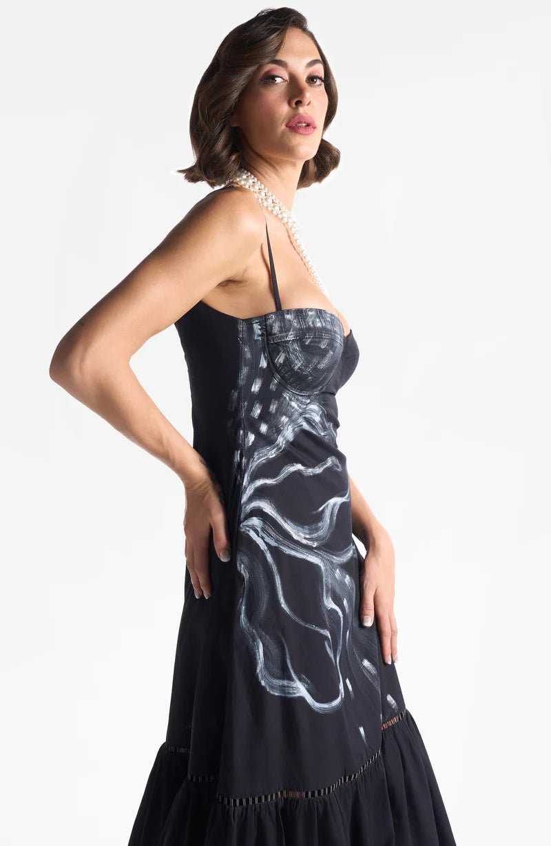 Dusk Dry Brush Dress - CiceroniDressesEkastories