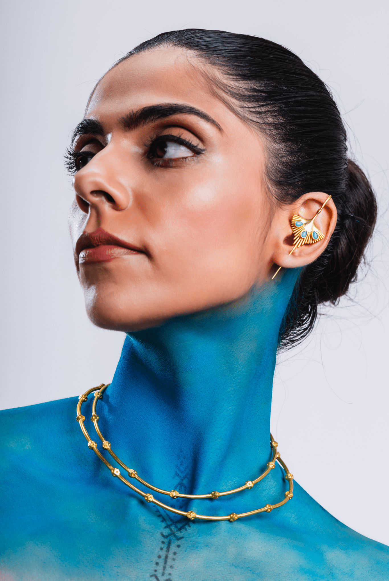 Eagle Turq Earcuff - CiceroniEarringUnbent
