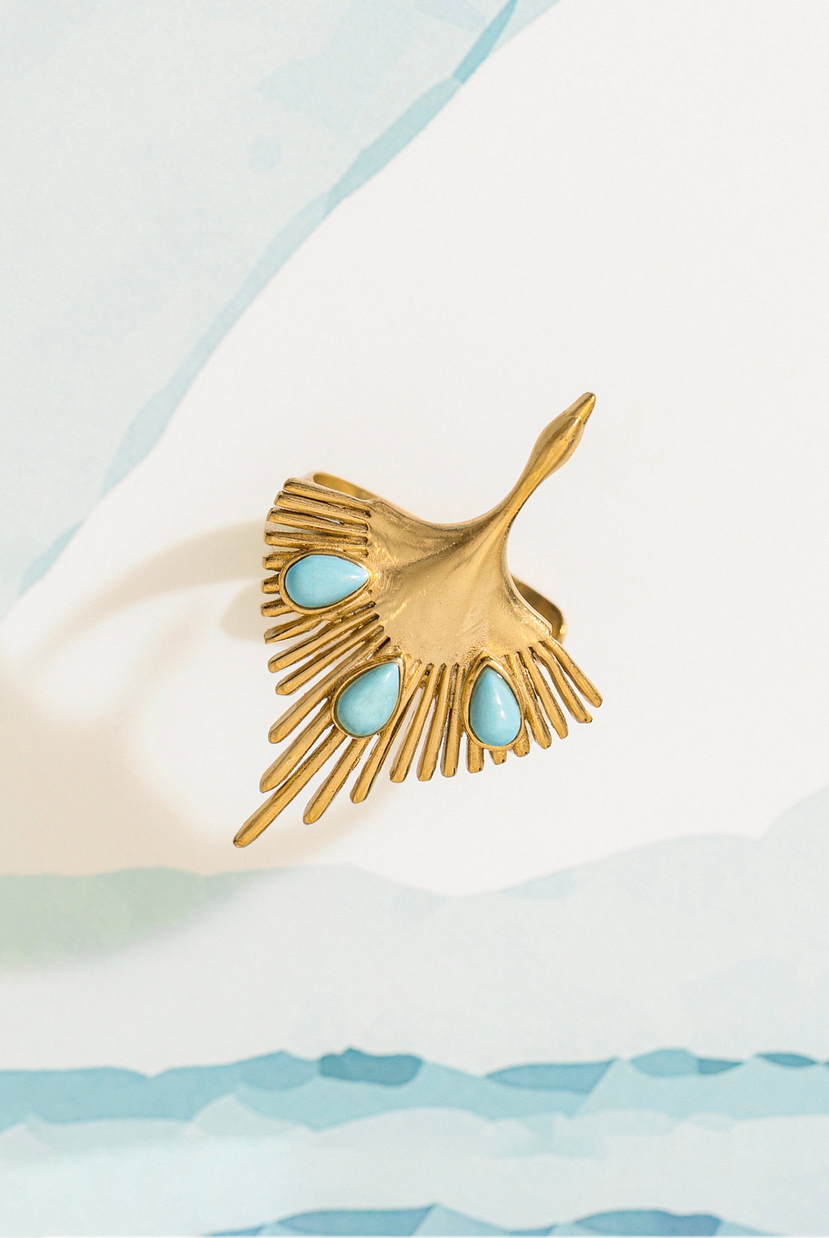 Eagle Turq Ring - CiceroniRingUnbent