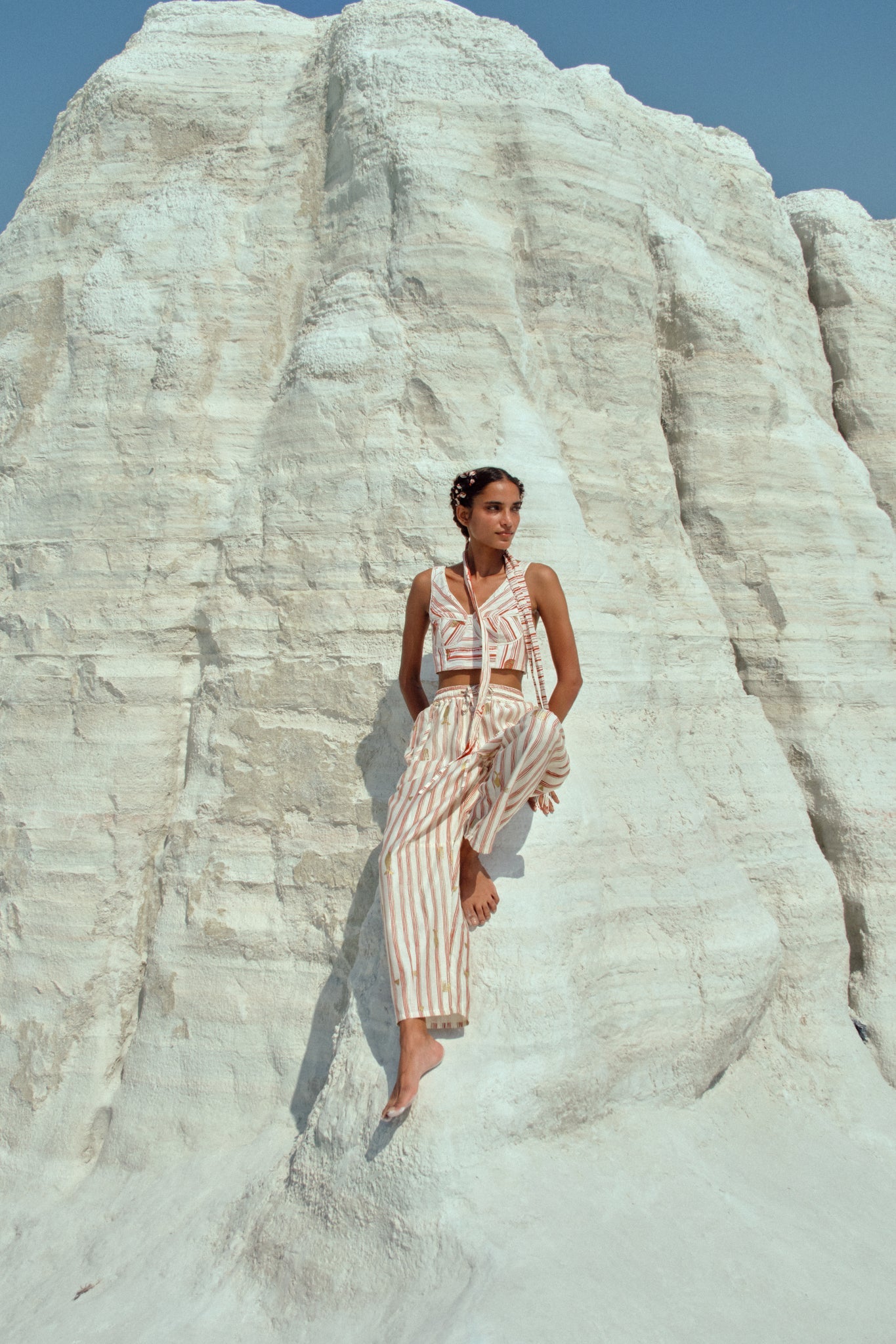 Eaindra Dart Pants - CiceroniWomen PantsAhmev