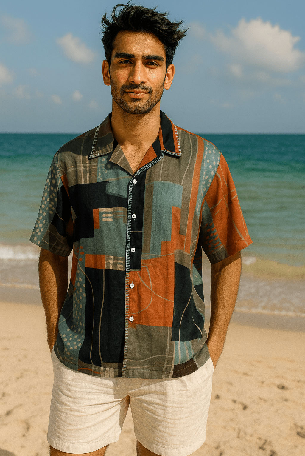 Earthlines Unisex Art Shirt - CiceroniUnisex ShirtsArtbeats by Keerthana