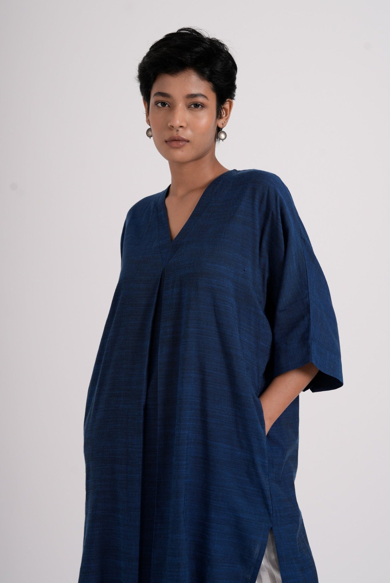 Ease Tunic - Imperial Blue - CiceroniKurtaThe Kaatn Trail