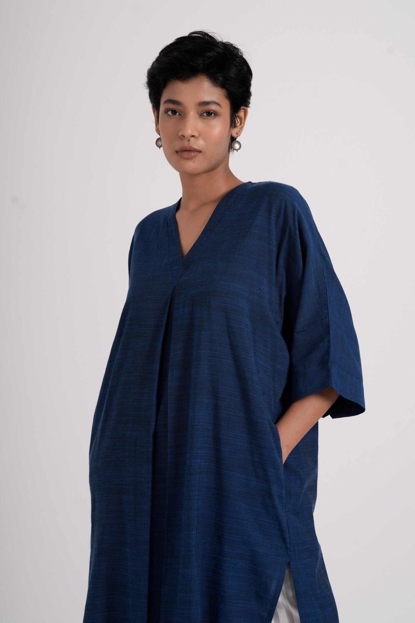 Ease Tunic - Imperial Blue - CiceroniKurtaThe Kaatn Trail