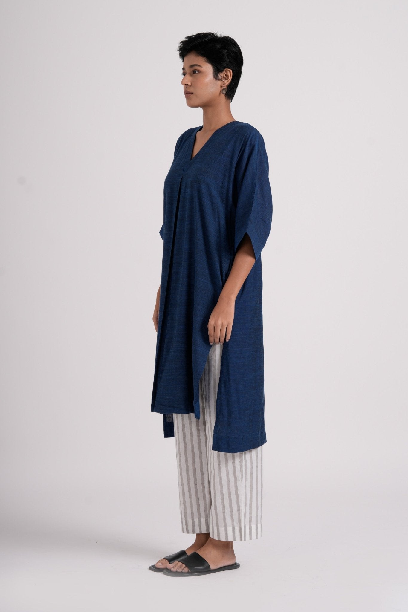 Ease Tunic - Imperial Blue - CiceroniKurtaThe Kaatn Trail