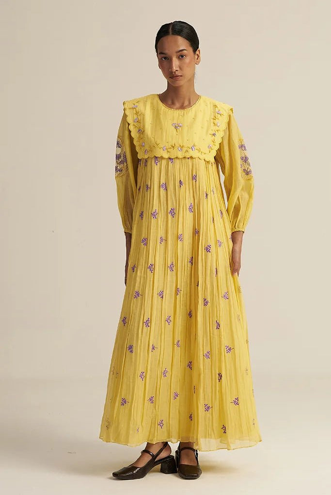 Echo Dress - Butter Yellow - CiceroniDressesGaach