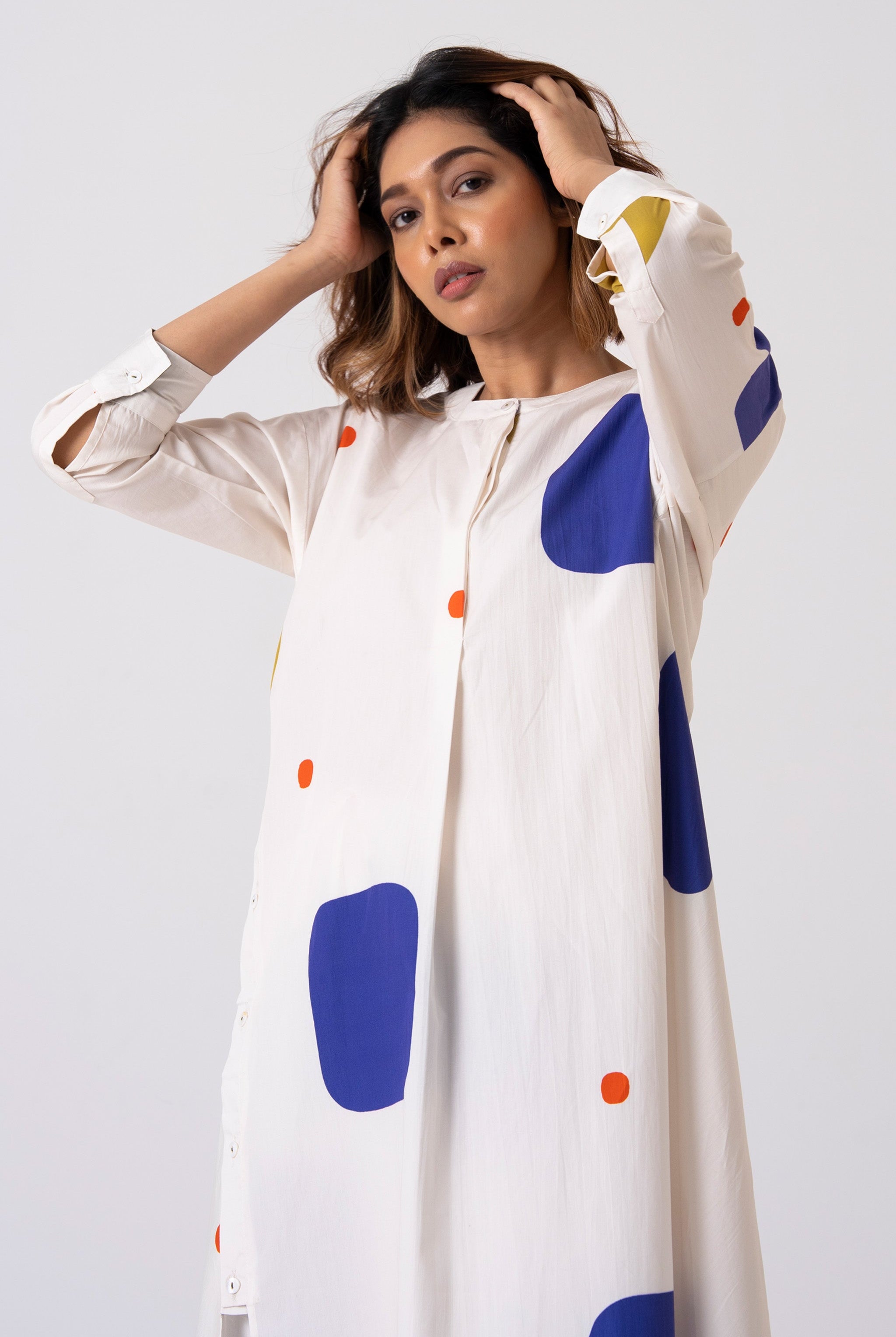 Echo Tunic - Blue - CiceroniKurta, Everyday WearThe Kaatn Trail