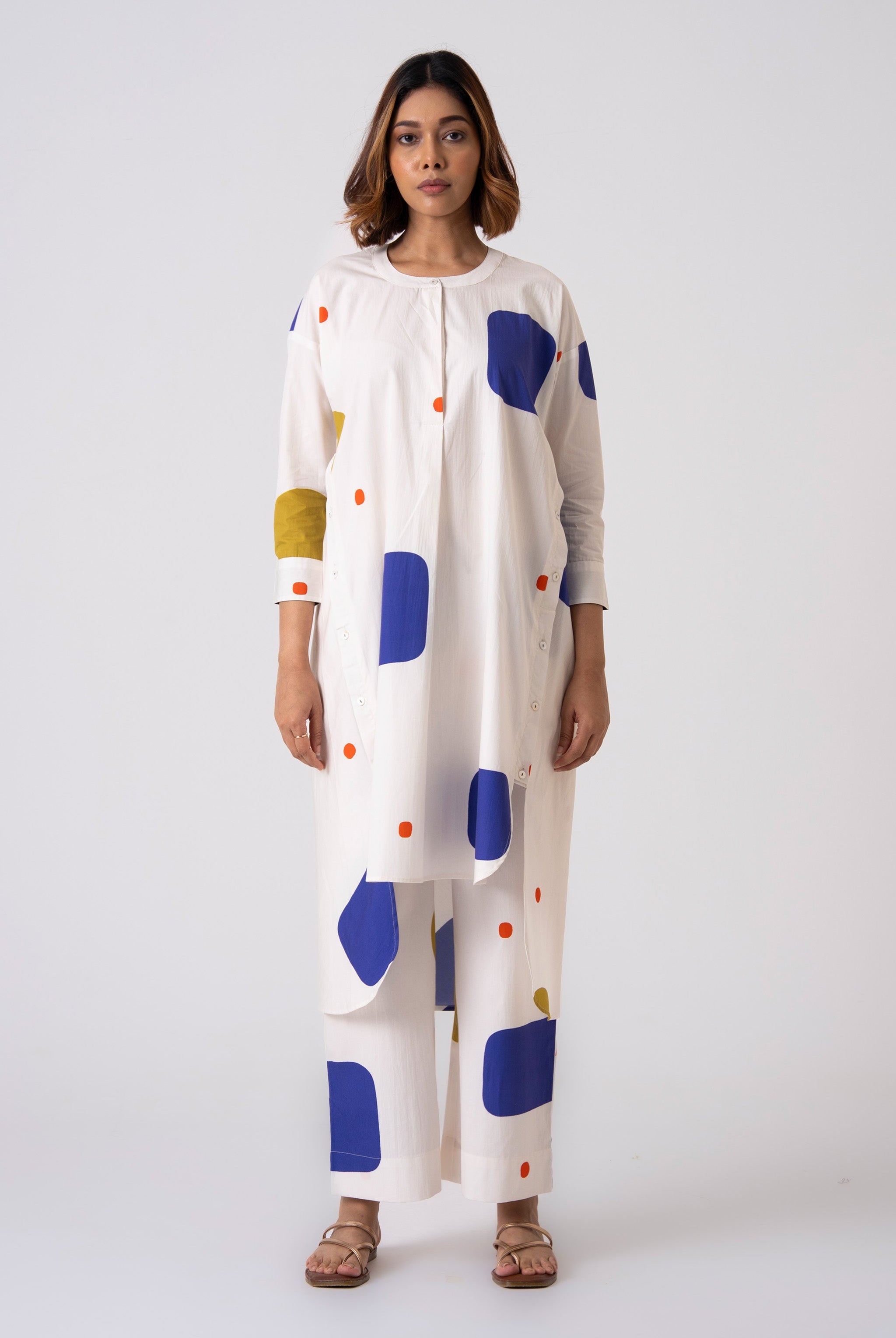 Echo Tunic - Blue - CiceroniKurta, Everyday WearThe Kaatn Trail