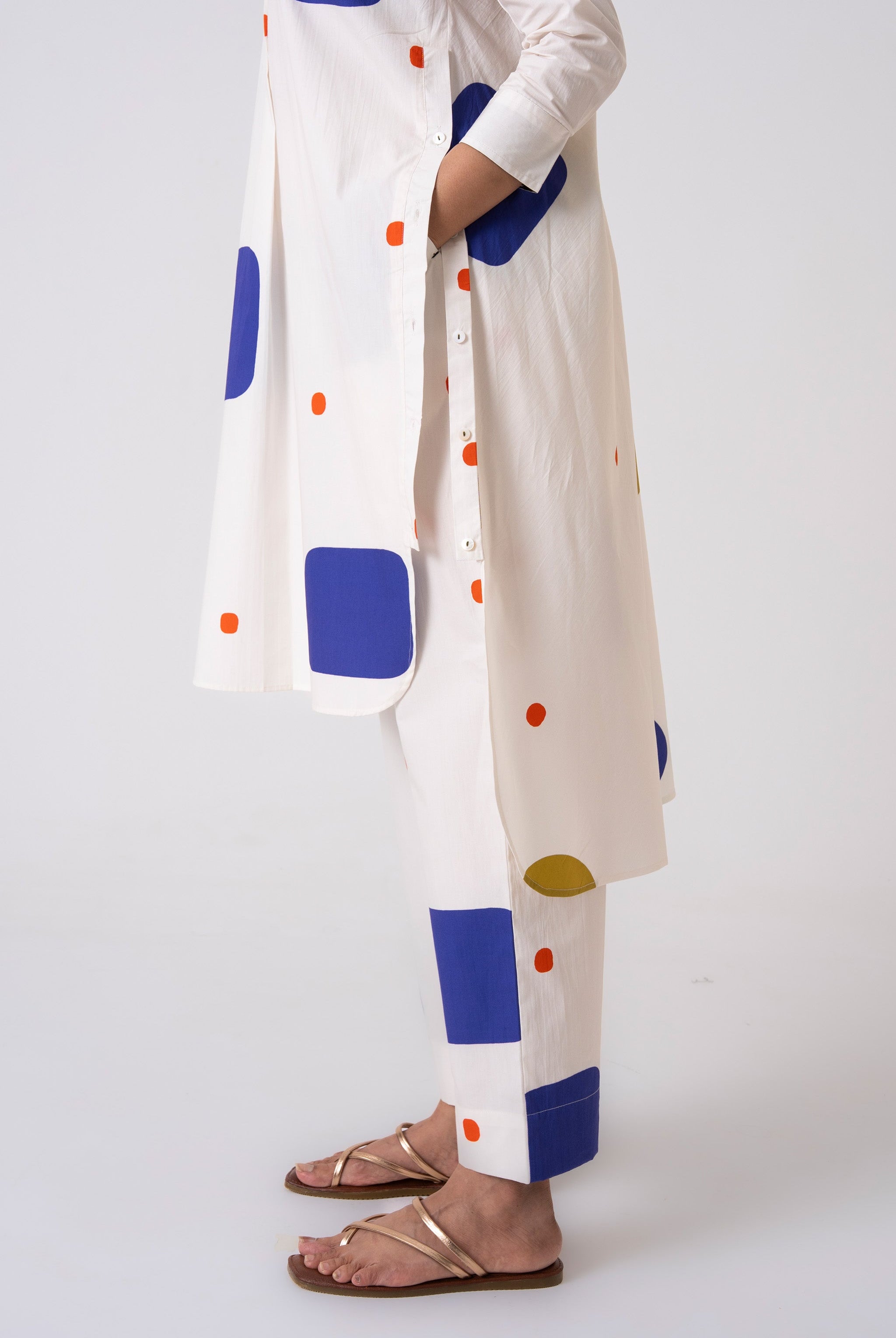 Echo Tunic - Blue - CiceroniKurta, Everyday WearThe Kaatn Trail
