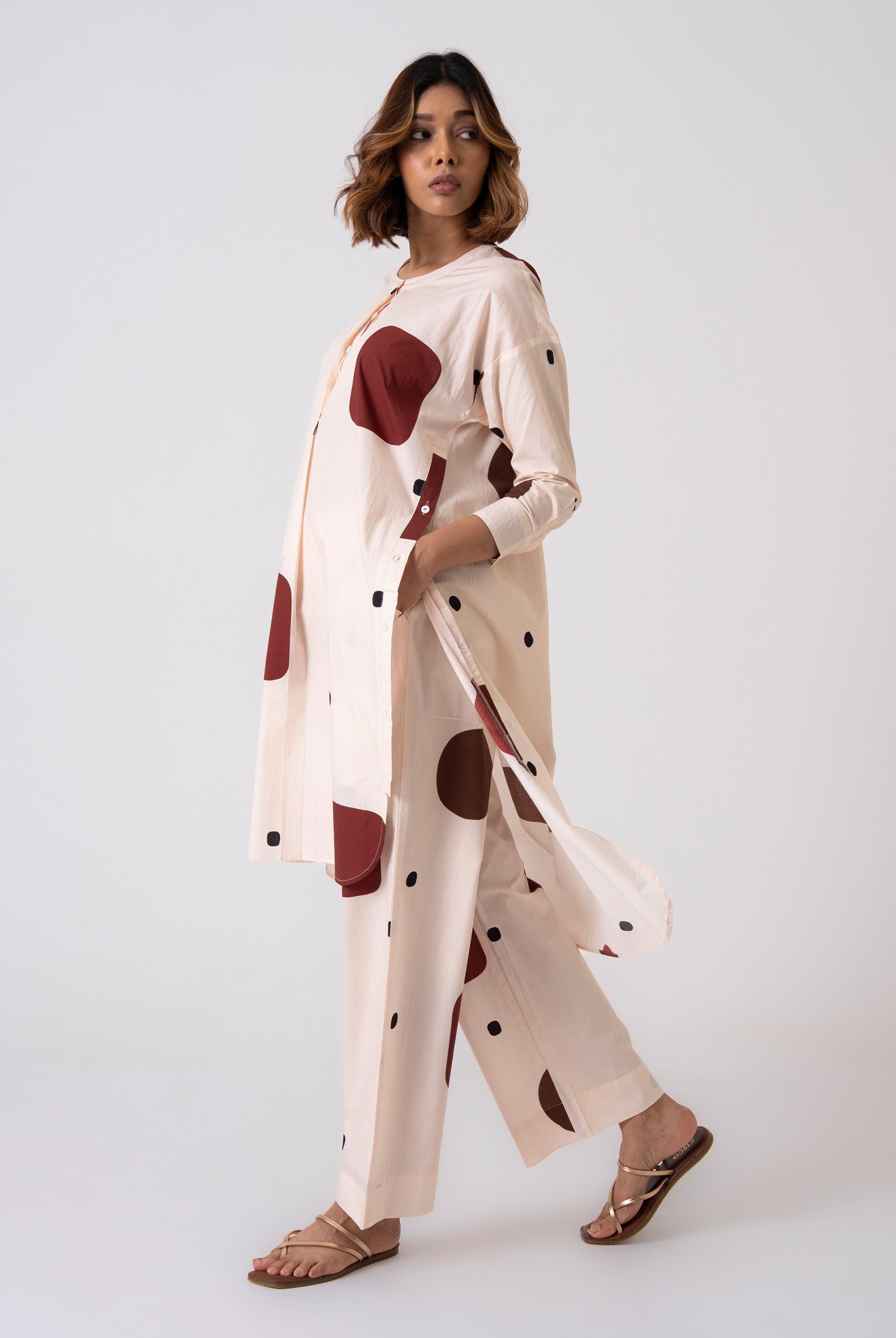 Echo Tunic - Brown - CiceroniKurta, Everyday WearThe Kaatn Trail
