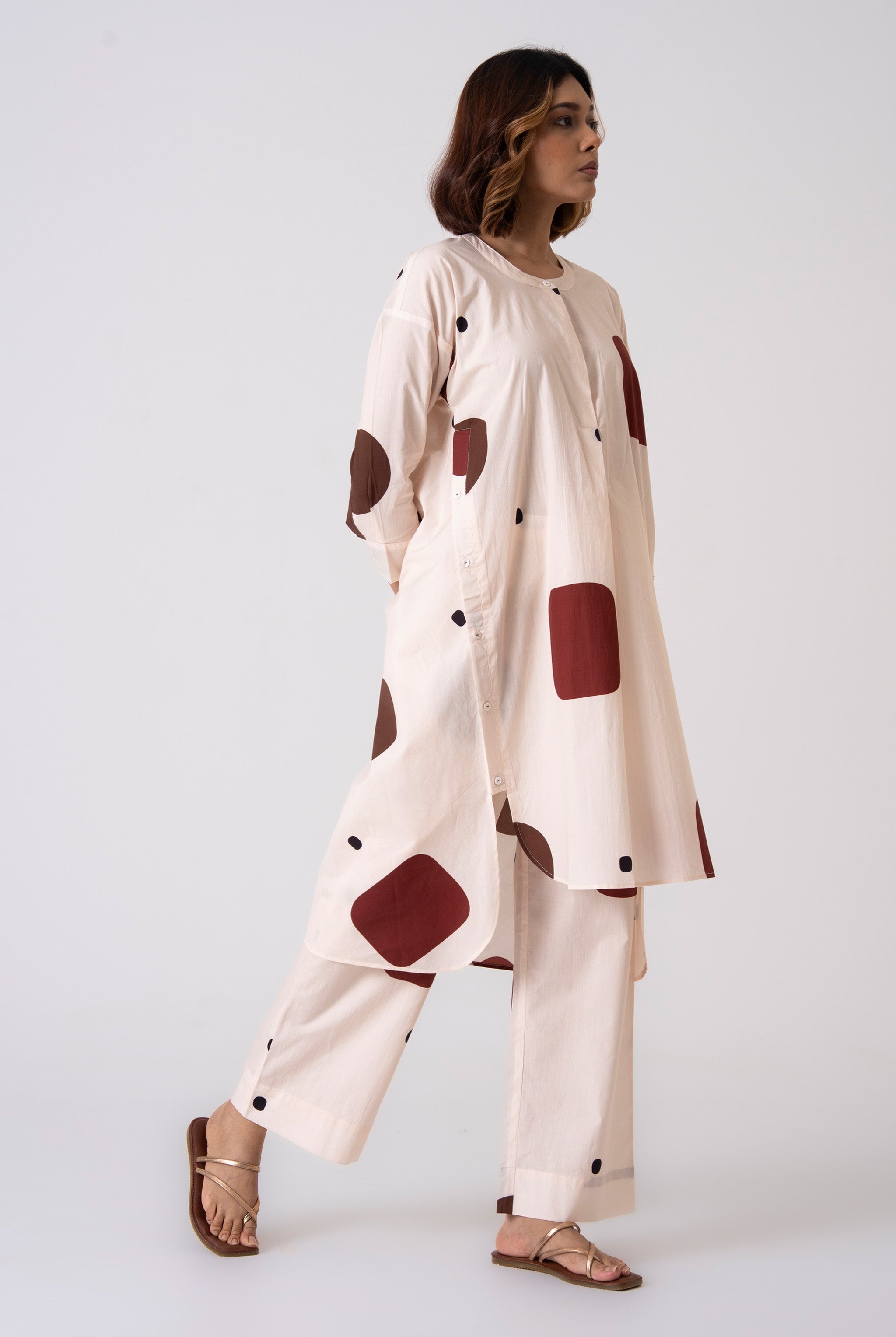 Echo Tunic - Brown - CiceroniKurta, Everyday WearThe Kaatn Trail