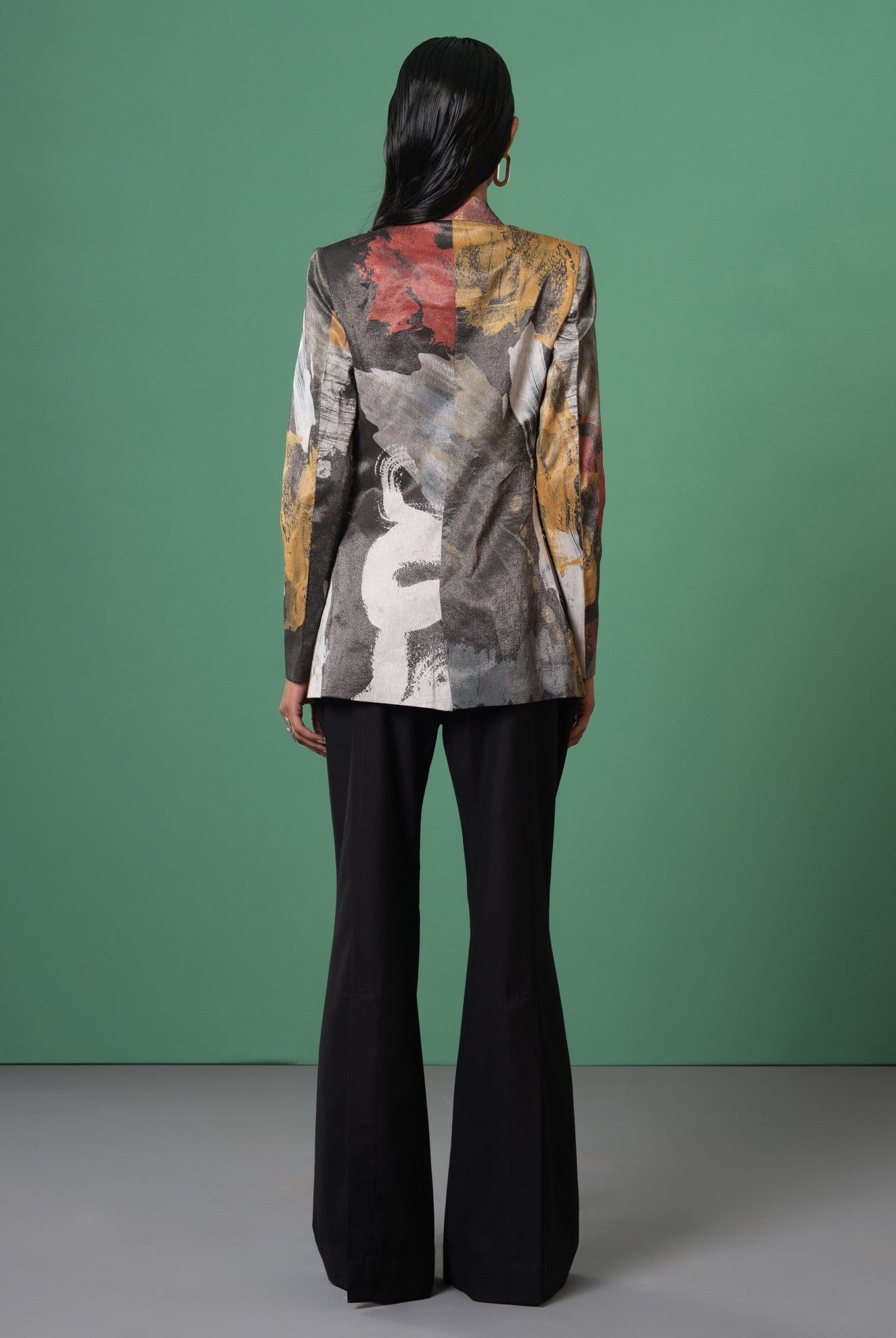 Ecru Embroidered Blazer - CiceroniBlazersAdvait