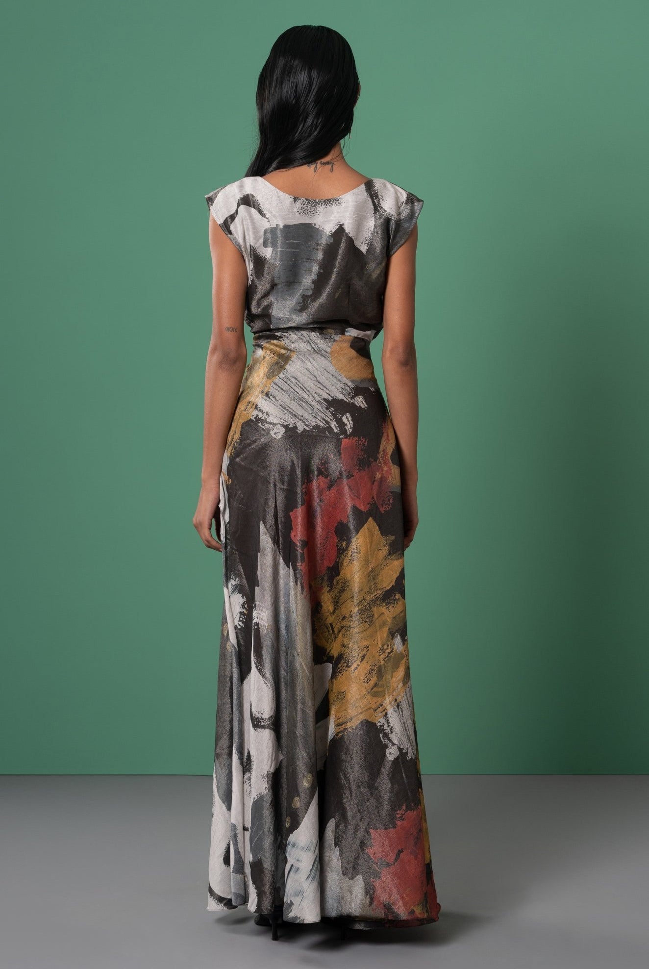 Ecru Maxi Dress - CiceroniDressesAdvait