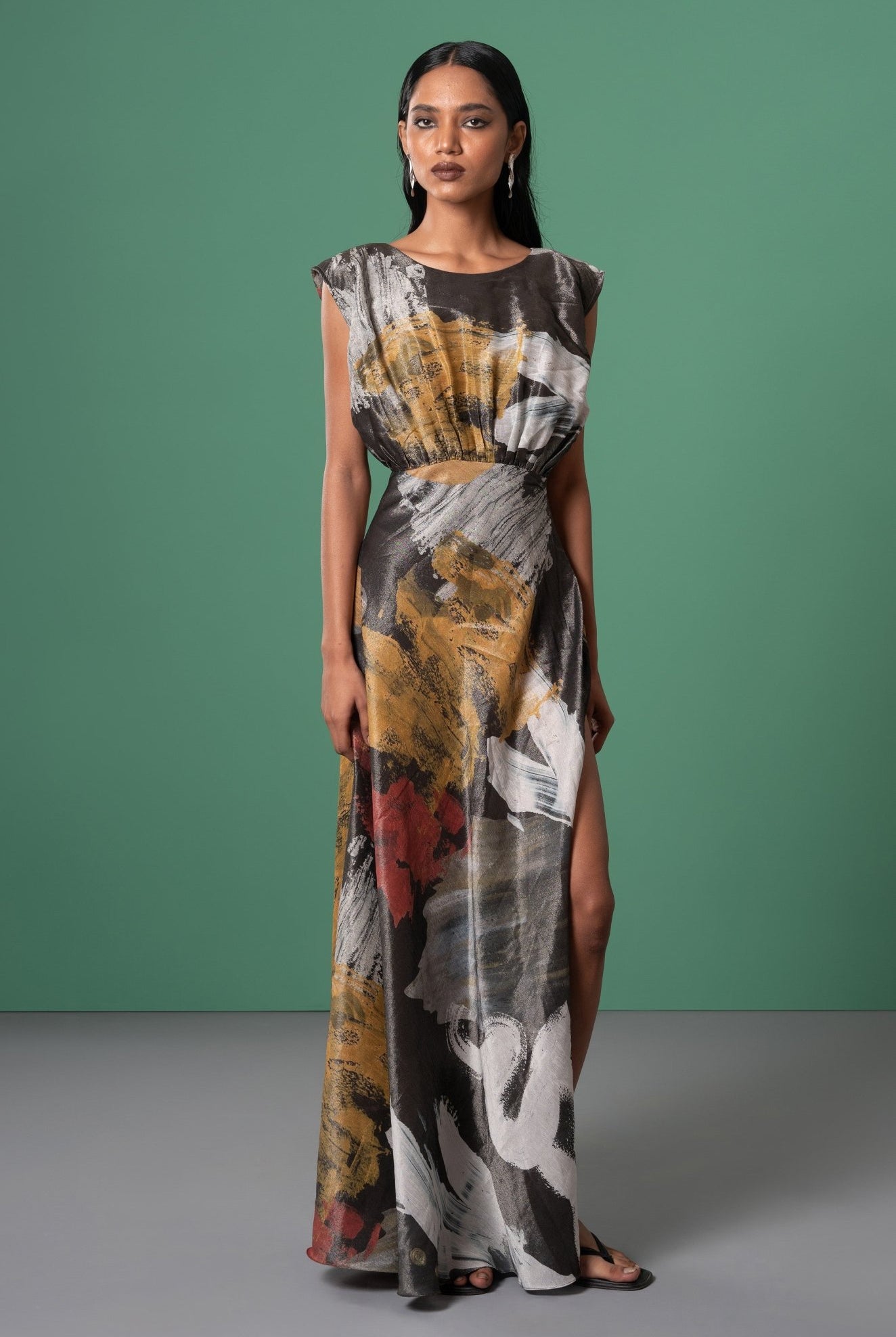 Ecru Maxi Dress - CiceroniDressesAdvait