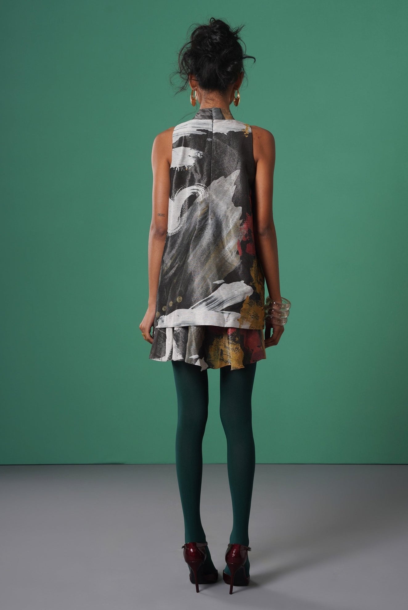 Ecru Short Dress - CiceroniDressesAdvait