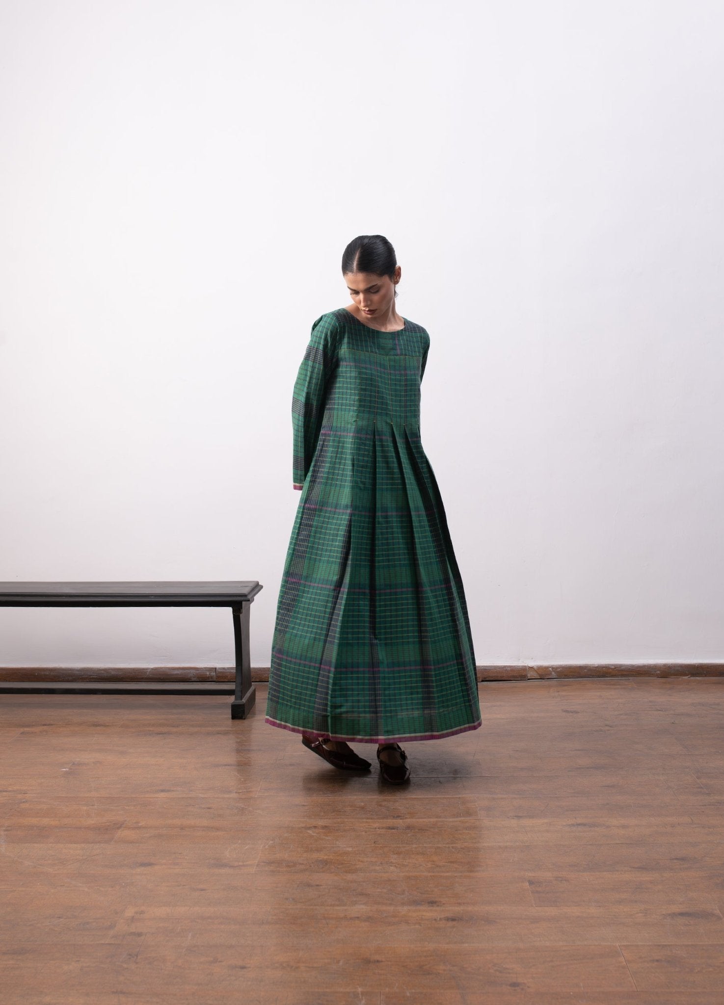 Eileen Dress - Forest Green - CiceroniSkirt SetHiranya
