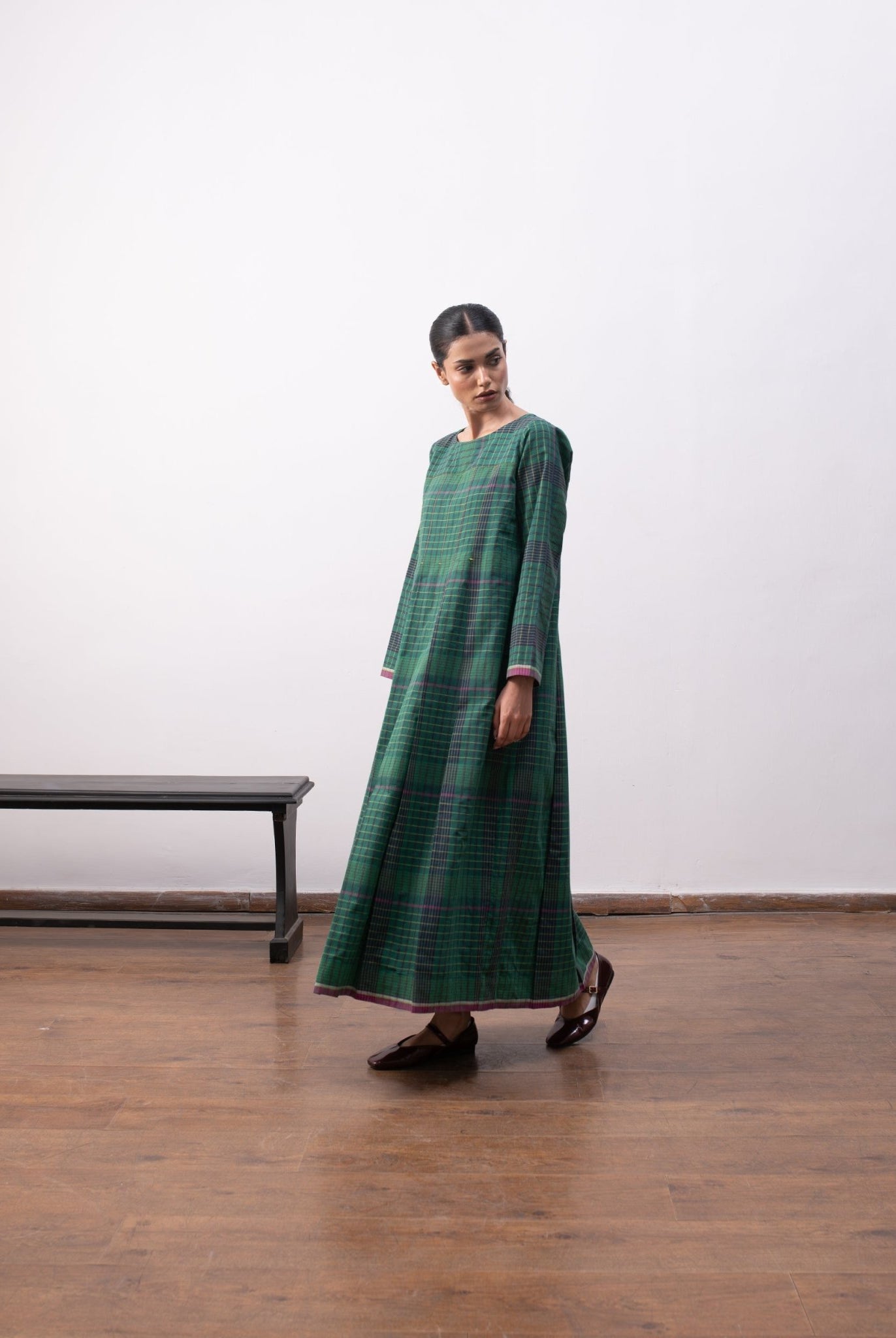 Eileen Dress - Forest Green - CiceroniSkirt SetHiranya