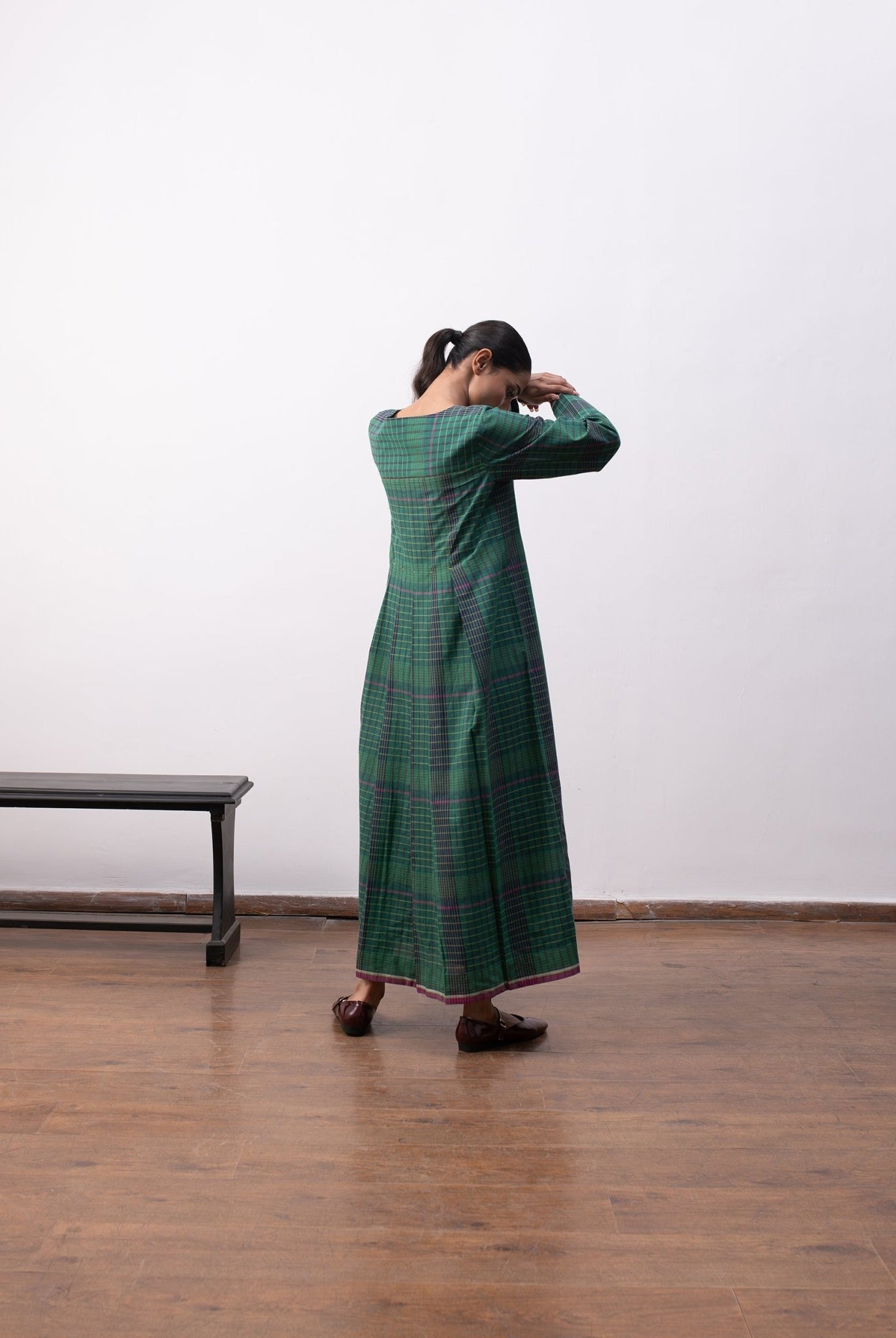 Eileen Dress - Forest Green - CiceroniSkirt SetHiranya