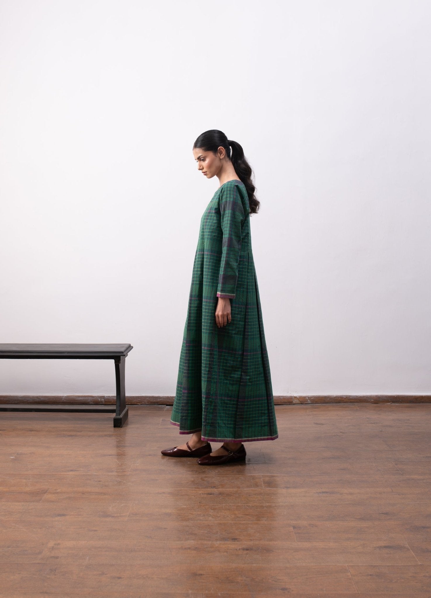 Eileen Dress - Forest Green - CiceroniSkirt SetHiranya