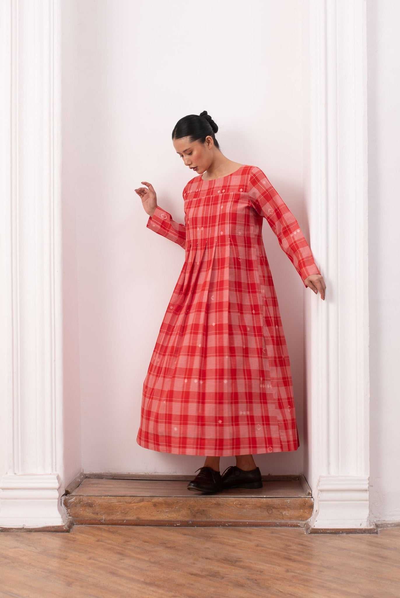 Eileen Dress - Red & White - CiceroniSkirt SetHiranya