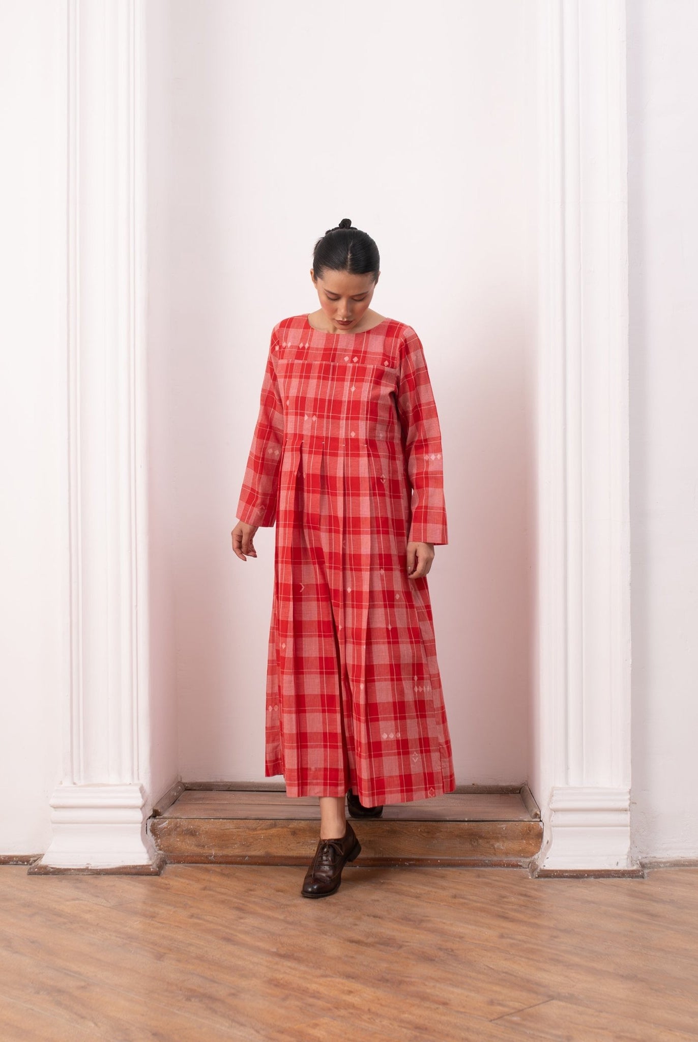 Eileen Dress - Red & White - CiceroniSkirt SetHiranya