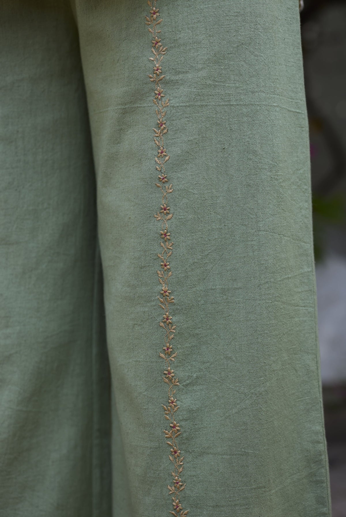 Elara Co-ord Set- Ecru and Green - CiceroniCo-ord SetKhyati Rughani