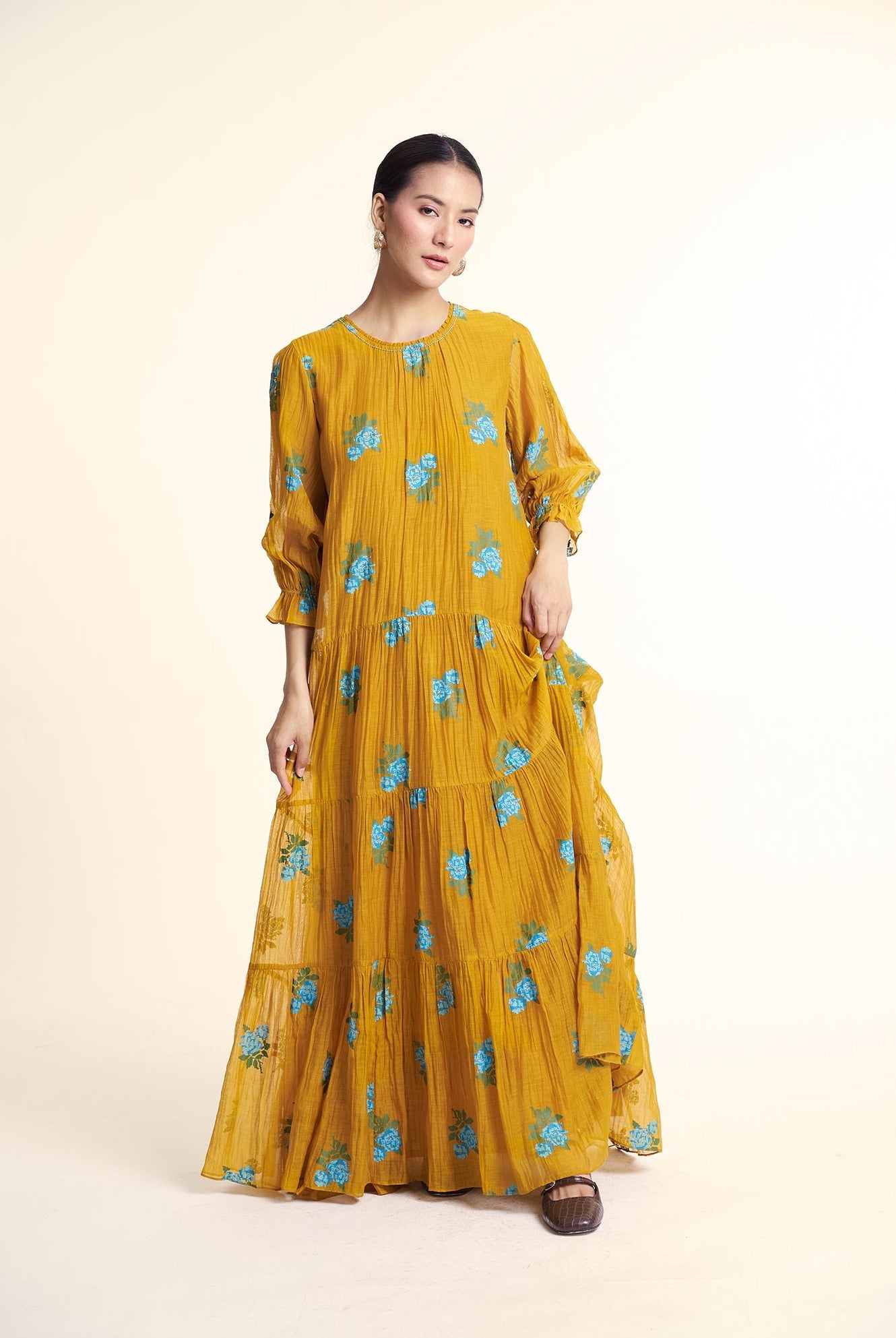 Ella Dress - Mustard - CiceroniDressesGaach