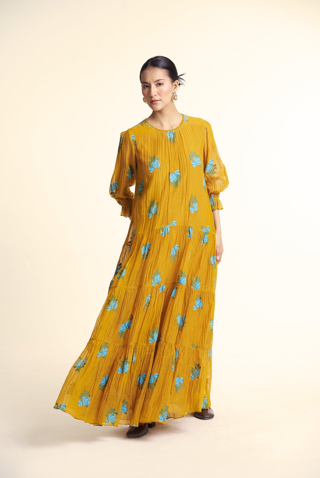 Ella Dress - Mustard - CiceroniDressesGaach