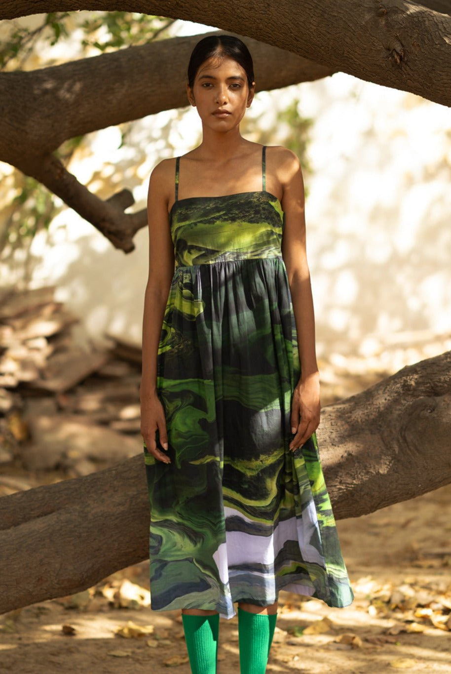 Ella Green Dress - CiceroniDressesDoodlage