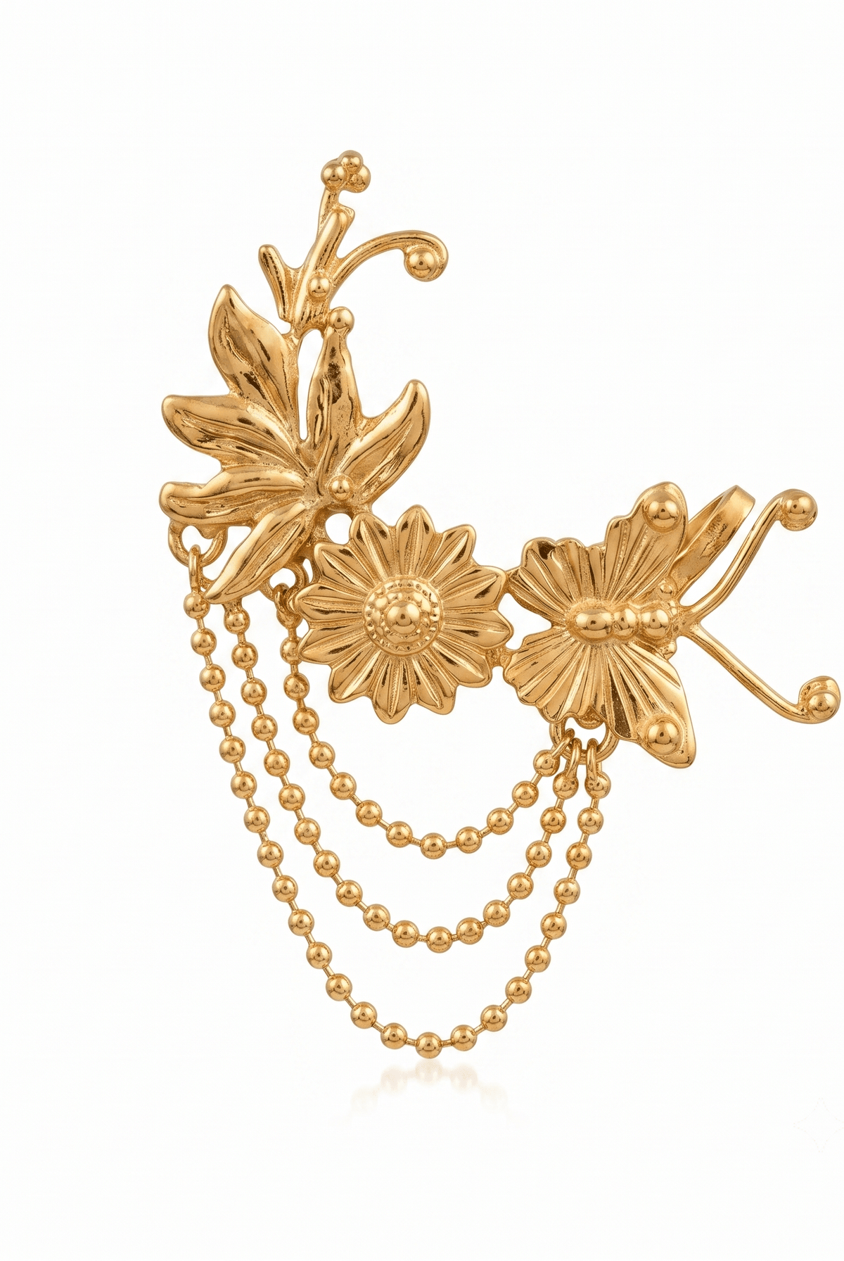 Elysian Bloom Bugadi - CiceroniEarcuffKalon Art Jewellery