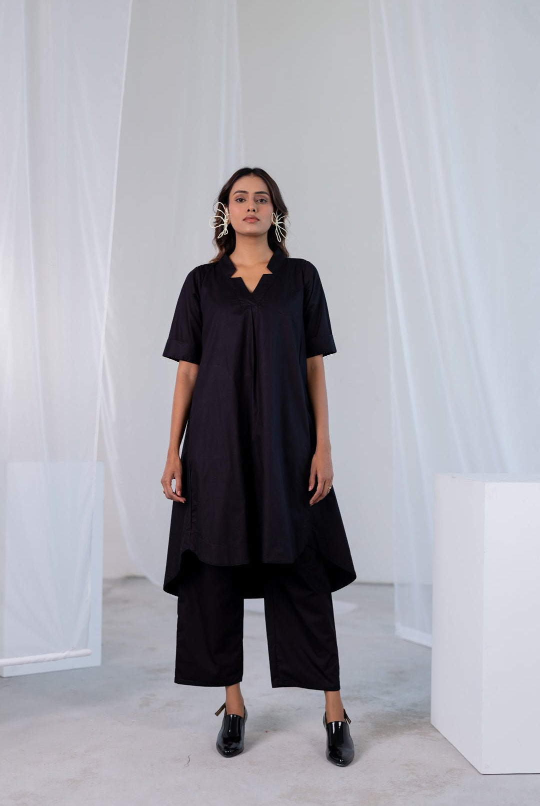 Ember Black Co - ord Set - CiceroniKurta Set, Everyday WearSilai Studio