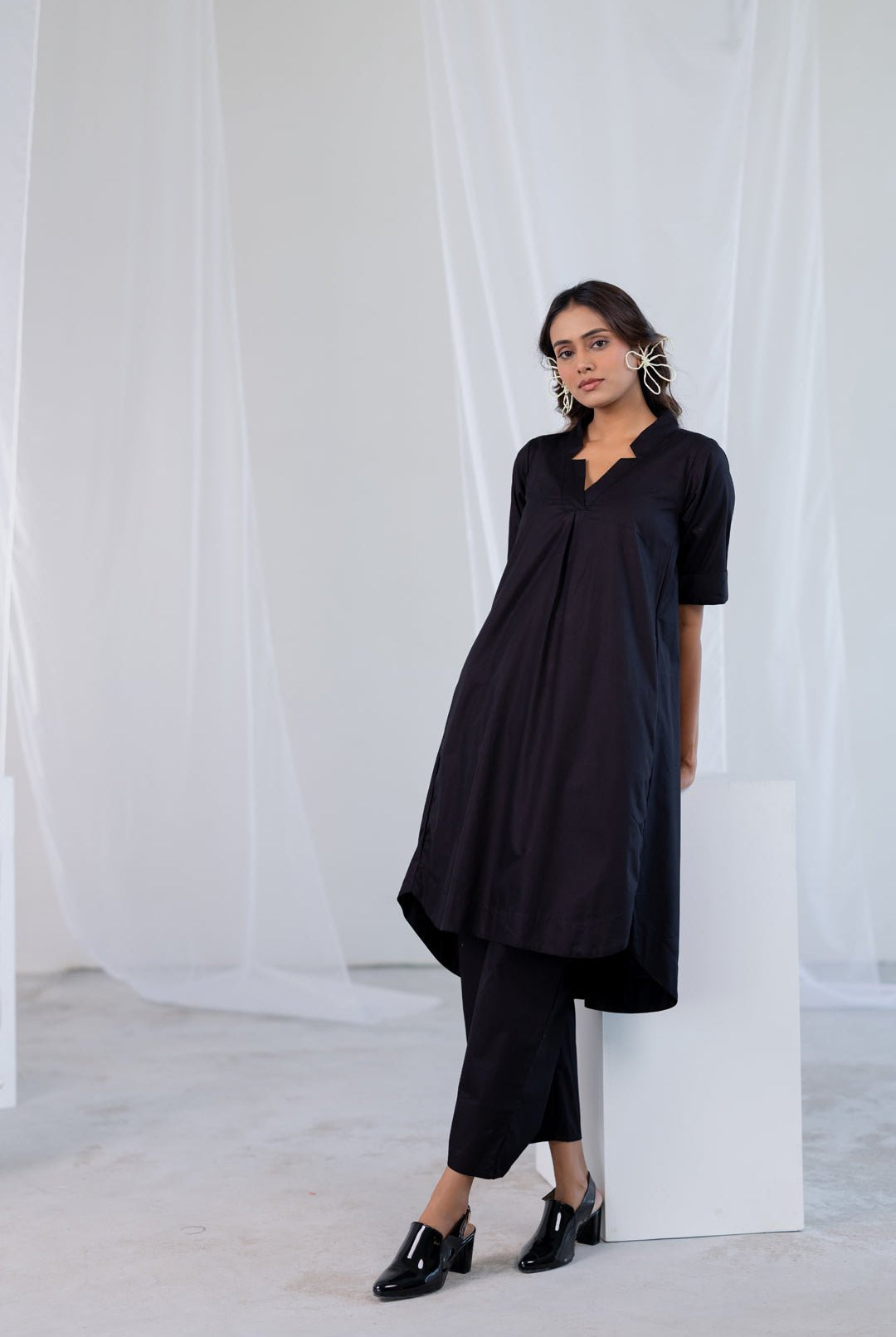 Ember Black Co - ord Set - CiceroniKurta Set, Everyday WearSilai Studio