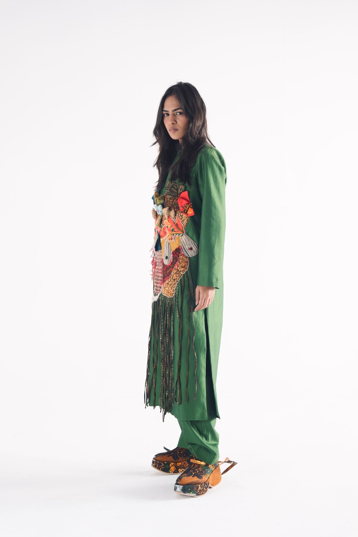 Emerald Echo Kurta Set - CiceroniKurta Set, Festive WearTil