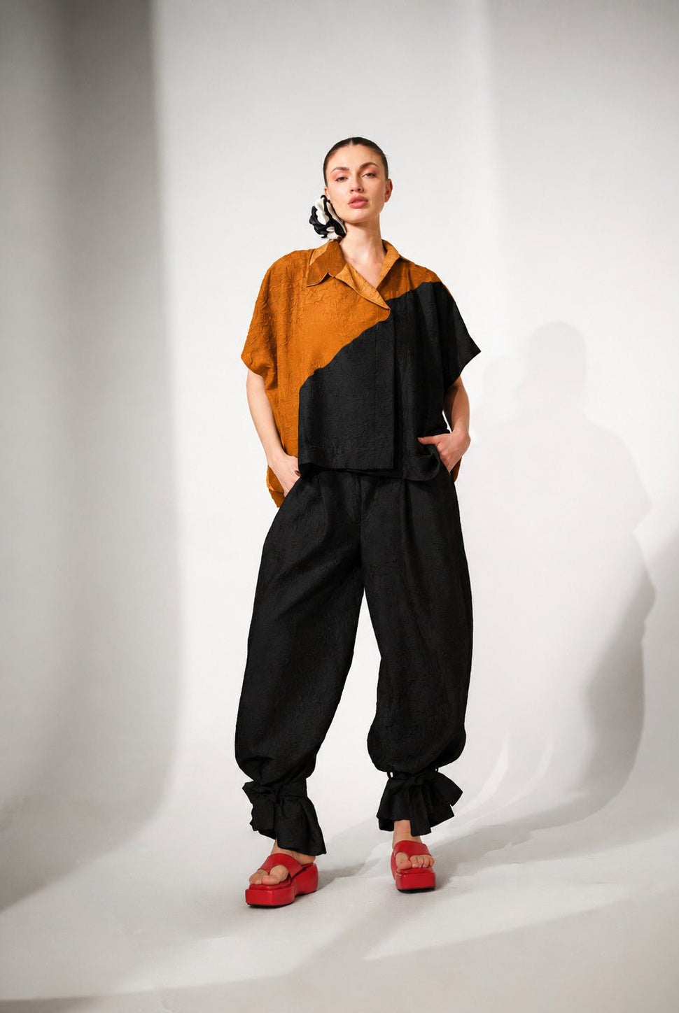 Emerge Shirt - Ochre - CiceroniWomen ShirtsStoique