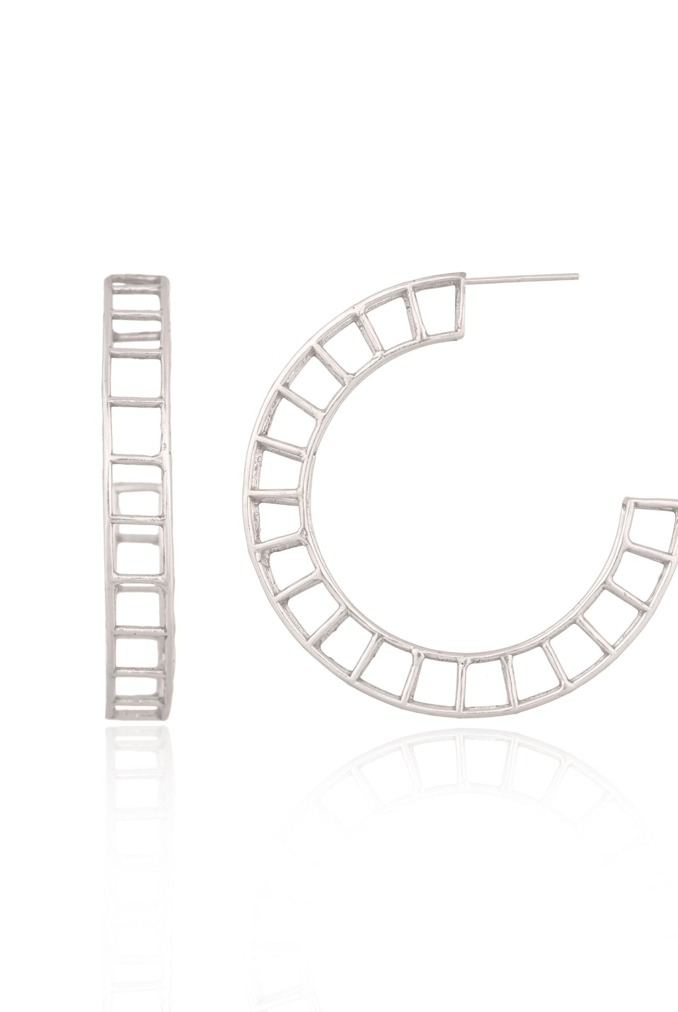 Enso Hoops (Without Stone) - CiceroniEarringsThe Fabulist